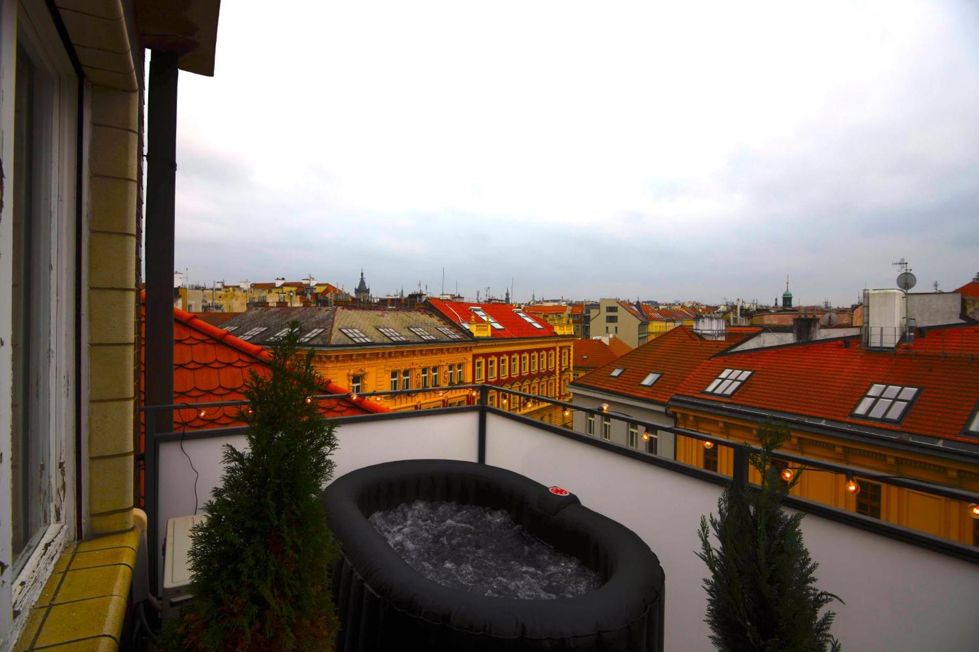 Waterfront River Side Roof - Terrace With View Apartmán